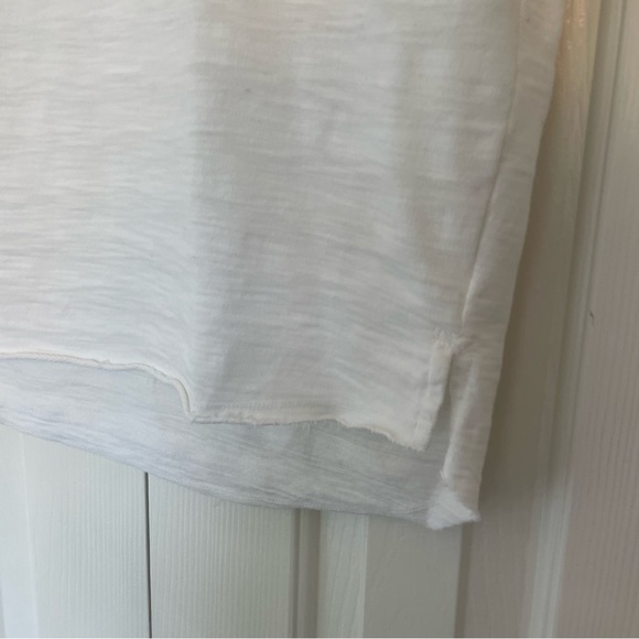 Mododoc Womens Textured Cotton Stripe Short Sleeve Top Sz XS - Picture 8 of 10